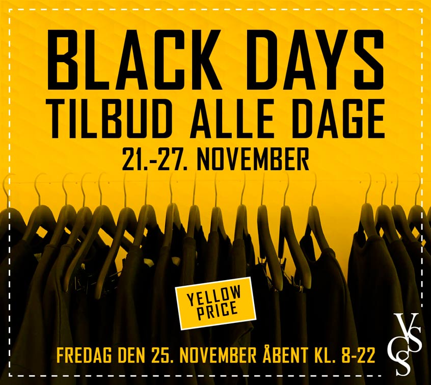 Black Friday i VestsjællandsCentret - Tilbud hele ugen